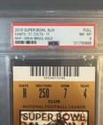 Super Bowl Xliv Ticket Stub Psa 8 New Orleans Saints Vs Indianapolis Colts