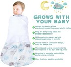 Newborn Sleep Sack Baby Swaddle 3-6 3-6 Months  Clouds starry Sky 
