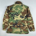 Vtg Us Army Combat Coat Medium Long Woodland Camouflage Bdu Jacket Military 80s