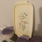 Vintage Toy Tea Set Chilton Globe Inc  Children s Plastic Dishes
