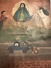 Retablo Ex Voto Mexican Artist Pablo Ortega Very Dramatic Tin Art Work Gorgeous