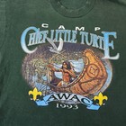 Vintage 1993 Camp Chief Little Turtle Awac T-shirt Fruit Of The Loom L Made In U