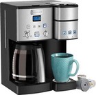 New Cuisinart Coffee Center 2-in-1 12-cup Coffeemaker And Single-serve Brewer