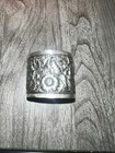 Tiffany   Co Silver-soldered E p Floral Napkin Ring  9577 Makers
