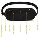  Invisible Travel Money Belt Hidden Security Wallet Waist Pack Passport Bag Rfid