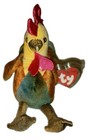 Ty Beanie Baby  The Rooster Chinese Zodiac  5 Inch  New Mwmts Stuffed Animal Toy