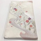 7063  Japanese Vintage Fukuro Obi Belt Kimono Fabric Silk Traditional