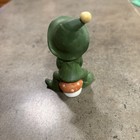 Vintage Green Lefton Pixie Elf Sitting On Mushroom  04901 Figurine 2 3 4    Tall