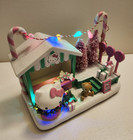 Sanrio Hello Kitty Christmas Lighted Musical Candy Shop Rare