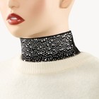 Dubai Malay Style Fake Collar Pull-on Accessory With Sparkling Crystal Design