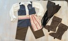 Disney Parks Pirates Of The Caribbean Costume Child Med Jack Sparrow Complete