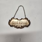 Vintage Gorham Sterling Silver 349 Bourbon Bottle Decanter Tag Label