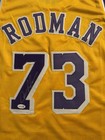 Dennis Rodman Los Angeles Lakers  73 Signed Autographed Basketball Jersey Nba Xl