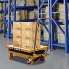 150kg 330lbs Handling Transportation Hydraulic Scissor Lift Table Lifting Bench