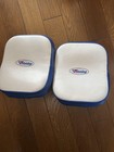 Winning Cm-10 Boxing Small Punching Mitts Blue    White Oval Mitts Left And Righ