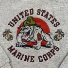 Vintage 80s United States Marine Corps Crewneck Sweatshirt L Usa Usmc