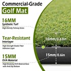 Bearwill Golf Mat 31mm 5ft X 4ft Golf Hitting Mats For Practice Outdoor Indoor