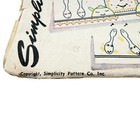 Vintage 1940s Simplicity Embroidery Transfer Pattern 7140 Anthropomorphic Dishes