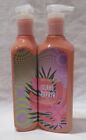 Bath   Body Works Cleansing Gel Hand Soap Lot Set Of 2 Island Papaya