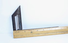 Vintage All Metal 7-1 4  Long Steel Try Square Made In Usa Inv rm41