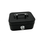 Small Cash Box With Money Tray And Lock  Metal Cash Lock Box With Key