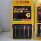 Lot Of 5 Vintage Singer Sewing Machine Needles Red Band Yellow Band
