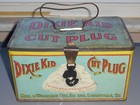 Vintage Dixie Kid Cut Plug Tobacco Tin  Very Rare  Good Condition 