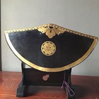 Antique Jingasa Nirayama Edo 19th Century Japanese Jinkasa Samurai Hat 20 8 Inch