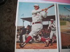 Robert Thom Set Of  4  Baseball Prints Babe Ruth   Hank Aaron  The Gashouse Gang