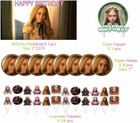 Meagan Supplies Decor Decorationsplates  Movie Background Cake Topper   