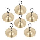 6 Pieces Finger Cymbals  Brass Musical Instrument  Belly Dancer Finger Dance 