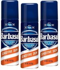 Luxurious Sensitive Skin Shave Cream - 2 Oz Travel Size  Pack Of 3 For On-the-go