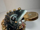 Unique Three Legged Porcelain Toad Money Frog Feng Shui Chinese Ornate 5    Tall