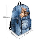 Cute Cats Backpack For Teen Girls canvas Bookbags For School  dog-2  Dog-2