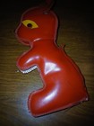 Antique Red Bunny Coin Bag Cute Rare