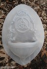 Poly Plastic Triquetra Fountain  Water Dish   Bird Feeder Mold 10 5 h X 6 5 w