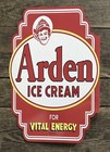 Arden Ice Cream For Vital Energy Metal Flange Sign  23 5    X 15   
