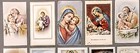  14  Vtg Fourteen Unused Holy Cards Bible Lithos 2 1 4  X4 1 4  Italy Gilt