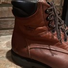 Vintage Red Wing 202 Supersole Boots Moc Toe Leather Work Boots Sz 13