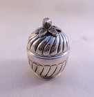 Beautiful 800 Sterling Silver Kap Decorated Box-2 1 2  Tall