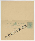 Sierra Leone Specimen Reply Card Postal Stationery Postcard -  p39 