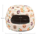 Bunny Bed Big Guinea Pig Cave House Hideout For Rabbit Ferret Chinchilla Degu   