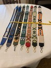 Purse Strap Replacements - Wide  Cloth  Adjustible  28-44 Inches  Multicolored