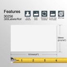 Dymo Lw 30256 Compatible Large Direct Thermal Address Labels -  50  Rolls Of 300
