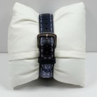 Coach Park 14504094 Silver Dial Crystal Blue Fabric Leather Strap Women   s Watch