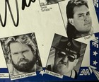Wwe Ultimate Warrior Signed Promo Photo Mat Autographed With Psa Loa Coa Rare