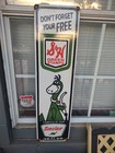 Vintage Large Sinclair Porcelain Sign Gasoline Motor Oil Service Pump Petroliana