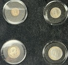 Great Britain Edward Vii 1905 Maundy Coin Set 1p 2p 3p   4p Silver Box Coa