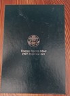 1997 Us Mint Prestige Proof Set Botanic Garden Silver Dollar Box   Coa 6 Coins