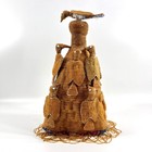 Yoruba Gold Colored Beaded Crown Nigeria